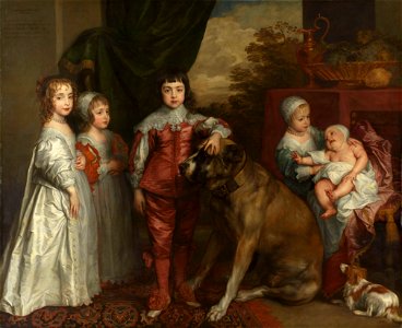 Anthony van Dyck (1599-1641) - The Five Eldest Children of Charles I - 267 - Royal Collection