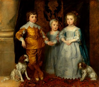 Anthony van Dyck (1599-1641) - The Three Eldest Children of Charles I - RCIN 404403 - Royal Collection