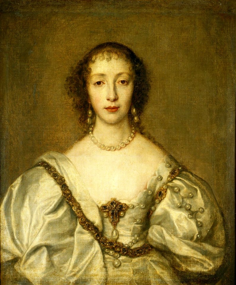 Anthony van Dyck (1599-1641) - Queen Henrietta Maria (1609-1669) - RCIN 400158 - Royal Collection