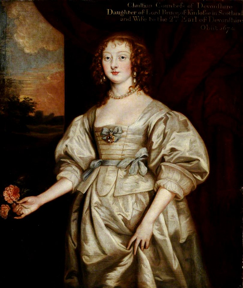 Anthony van Dyck (1599-1641) (after) - Lady Elizabeth Cecil (1619–1689), Countess of Devonshire - 1129116 - National Trust