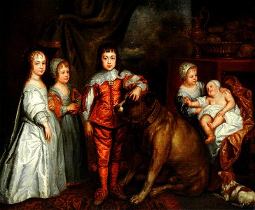 Anthony van Dyck (1599-1641) (after) - The Five Eldest Children of Charles I - 290209 - National Trust