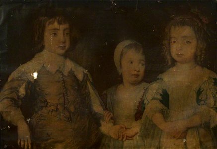 Anthony van Dyck (1599-1641) (after) - The Three Eldest Children of Charles I - 1210294 - National Trust