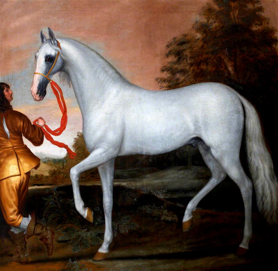 Anthony van Dyck (1599-1641) (follower of) - 'Horse Thief' (A Groom Leading a Grey) - 353025 - National Trust