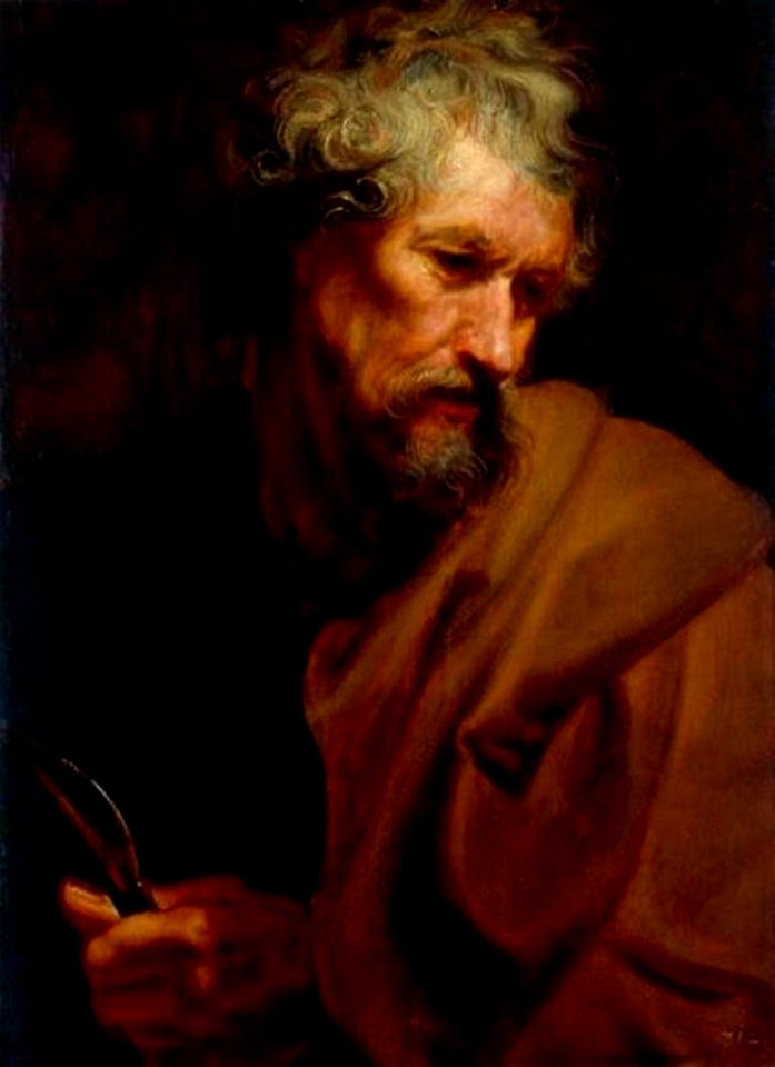 Anthony van Dyck - De apostel Bartholomeus - Gal.-Nr. 1018 - Staatliche Kunstsammlungen Dresden