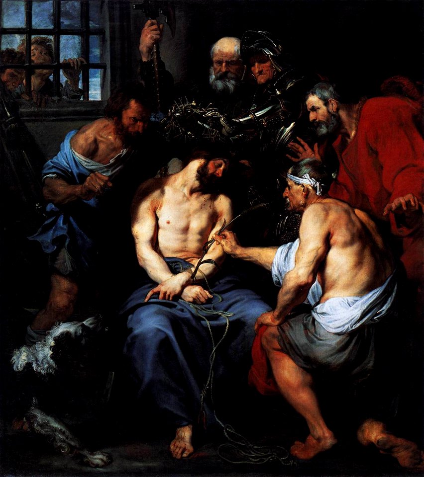 Anthony van Dyck - Crowning with Thorns - WGA07433