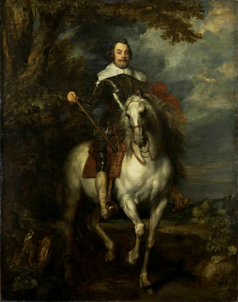 Anthony van Dyck - Equestrian portrait of Francisco de Moncada, Marqués de Aytona