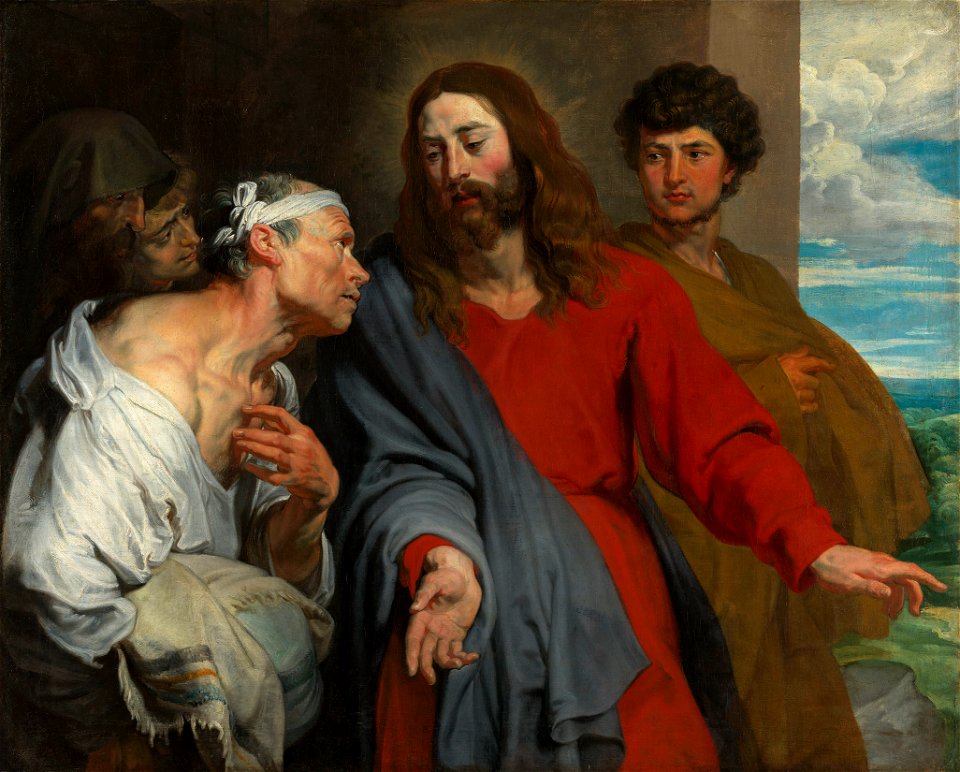 Anthony van Dyck (1599-1641) - Christ Healing the Paralytic - RCIN 405325 - Royal Collection