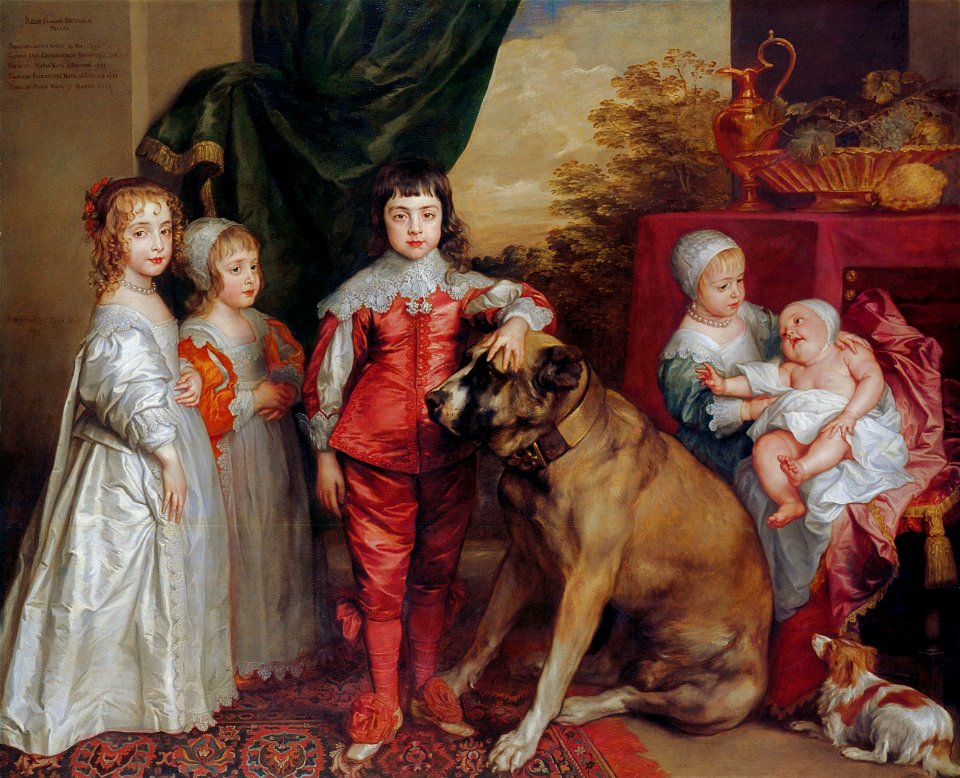 Anthony van Dyck - Five Eldest Children of Charles I - Google Art ProjectFXD