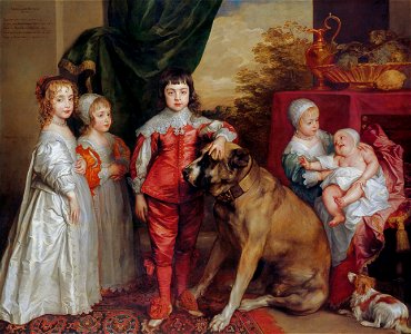 Anthony van Dyck - Five Eldest Children of Charles I - Google Art ProjectFXD