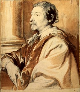 Anthony van Dyck - Portrait of Cornelis Schut (cropped)