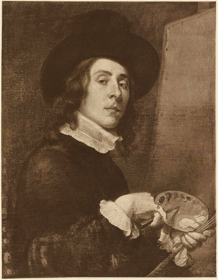 Anthony van Dyck - Portrait of Frans Hals gri 33125008330207 0178