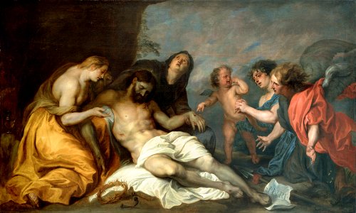 Anthony van Dyck - Lamentation over the Dead Christ - Google Art Project. Free illustration for personal and commercial use.