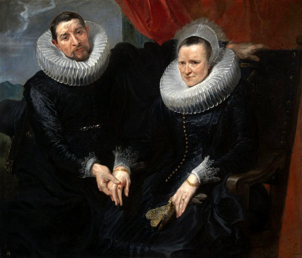 Anthony van Dyck - Portrait of a Married Couple - WGA07410