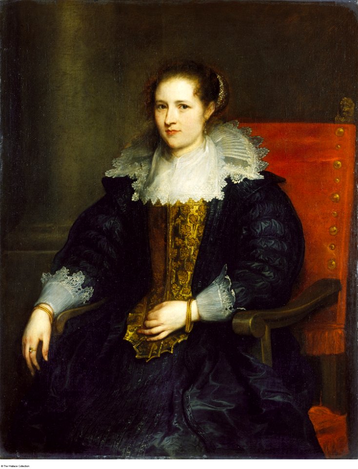 Anthony van Dyck - Portrait of Isabella Waerbeke