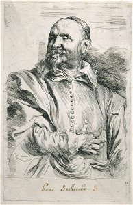 Anthony van Dyck - Portrait of Jan Snellinck (I)