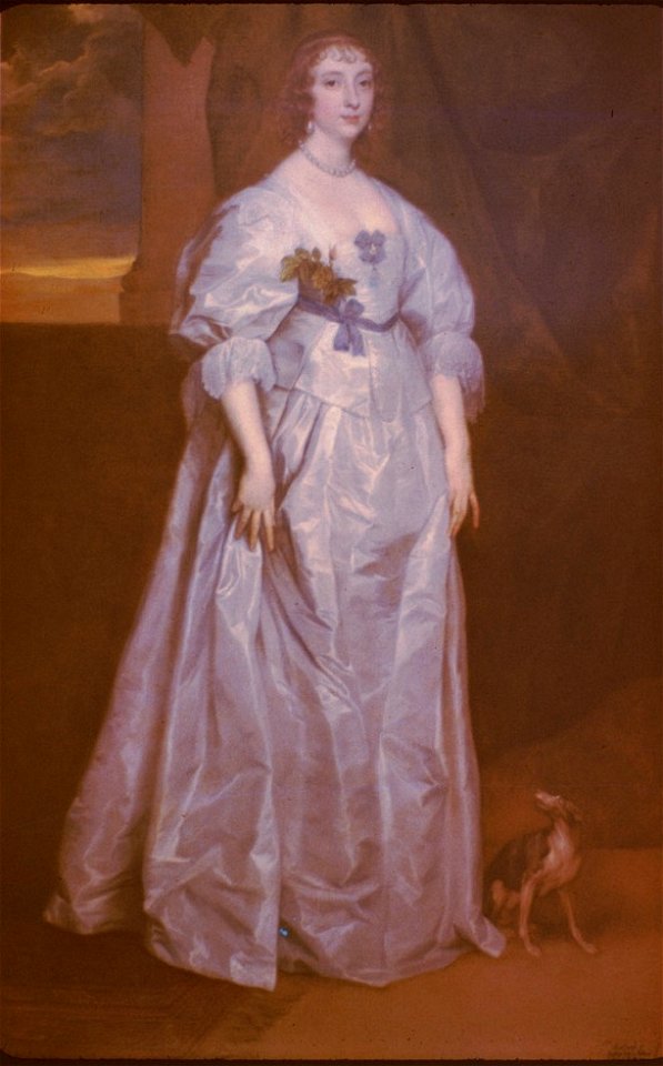 Anthony van Dyck - Portrait of Anne Carr at full length