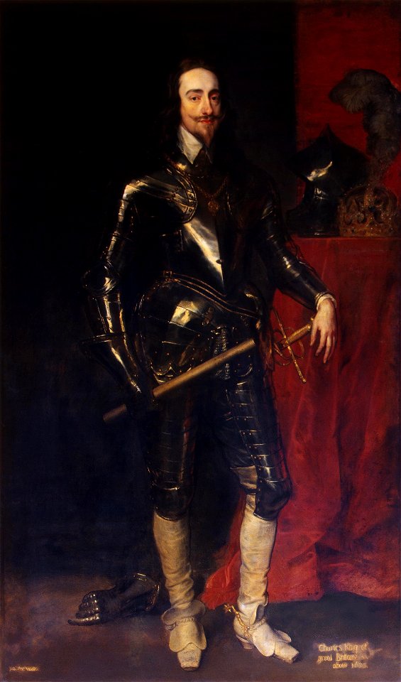 Anthony van Dyck - Portrait of Charles I, King of the Great Britain