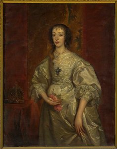 Anthony van Dyck - Portrait of Henrietta Maria (1609–1699), Queen of England - M.Ob.2269 MNW - National Museum in Warsaw