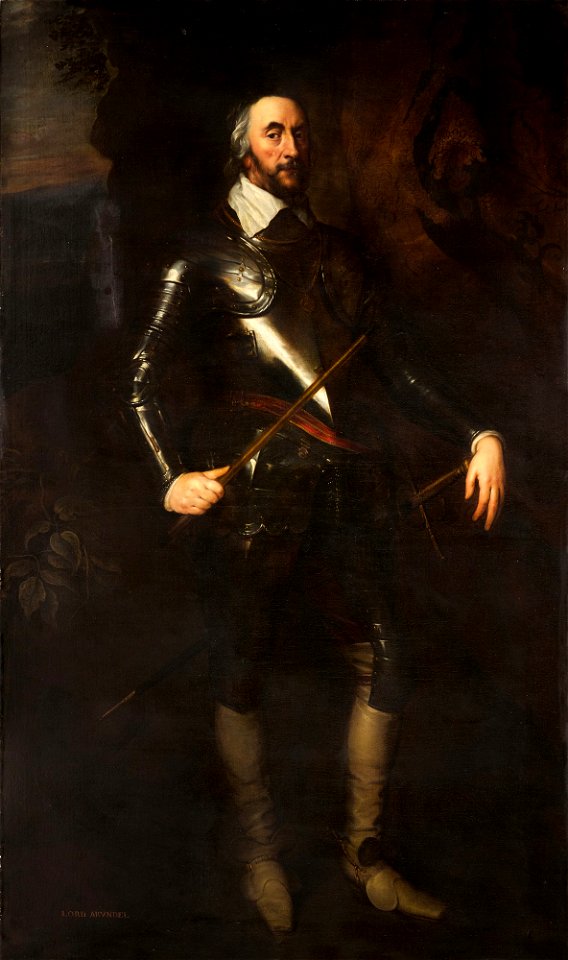 Anthony van Dyck - Portrait of Thomas Howard in armor 052l20030-7gcr6
