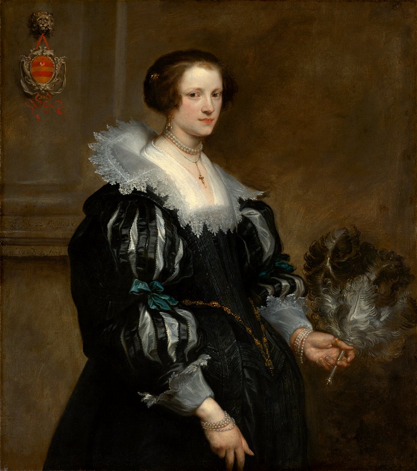Anthony van Dyck - Portrait of Anna Wake (1605-before 1669) - 240 - Mauritshuis