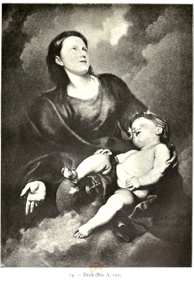 Anthony van Dyck - Madonna and Sleeping Christ Child illustratedcatal00gale 5 0033