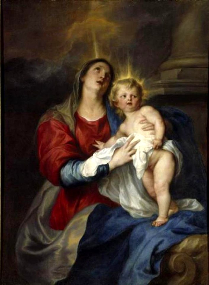 Anthony van Dyck - Maria met het Christuskind - PD.48-1976 - Fitzwilliam Museum