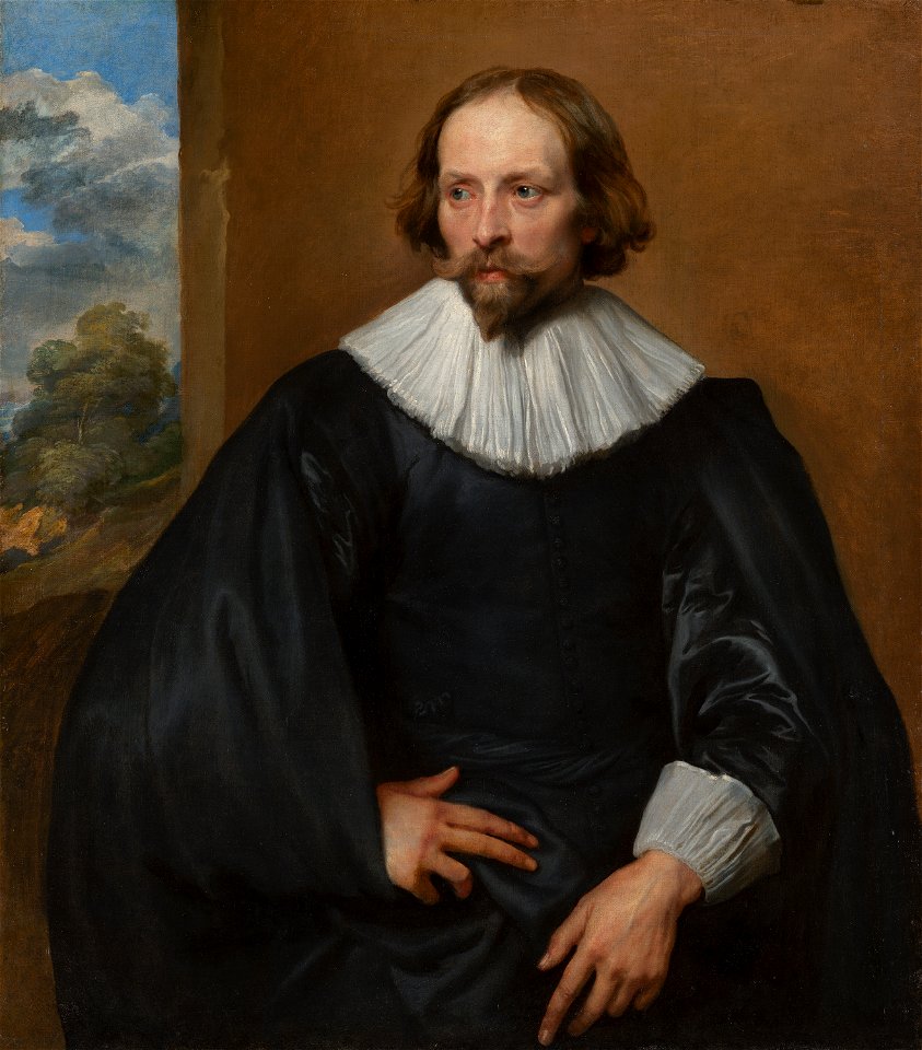 Anthony van Dyck - Portrait of Quintijn Symons (1592 - after 1646) - 242 - Mauritshuis