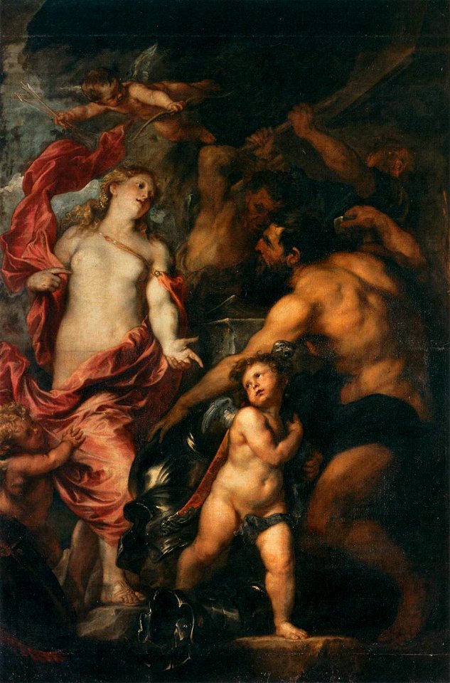 Anthony van Dyck - Venus Asks Vulcan to Cast Arms for her Son Aeneas - WGA07447
