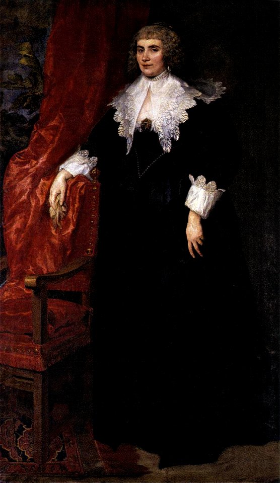 Anthony van Dyck - Portrait of Anna van Craesbecke - WGA07419