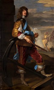 Anthony van Dyck after - Portrait of Algernon Percy, 10th Earl of Northumberland (1602-68), Lord High Admiral of England 046l20030-7gcr4