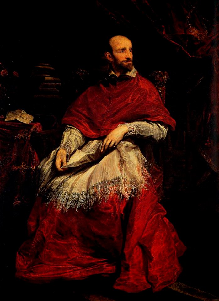 Anthony van Dyck - Portrait of Cardinal Guido Bentivoglio - WGA07380