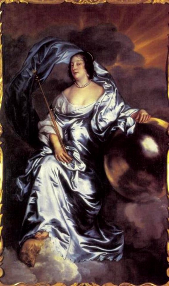 Anthony van Dyck - Portret van Rachel Ruvigny, Countess van Southampton (^-^) als Fortuna - PD.73-1978 - Fitzwilliam Museum