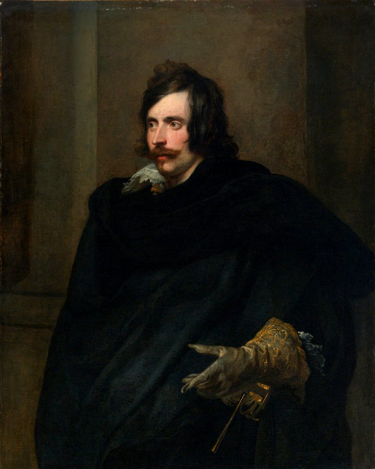 Anthony van Dyck studio - Portrait of a Man with a Gloved Hand 866L14033 7CBPL