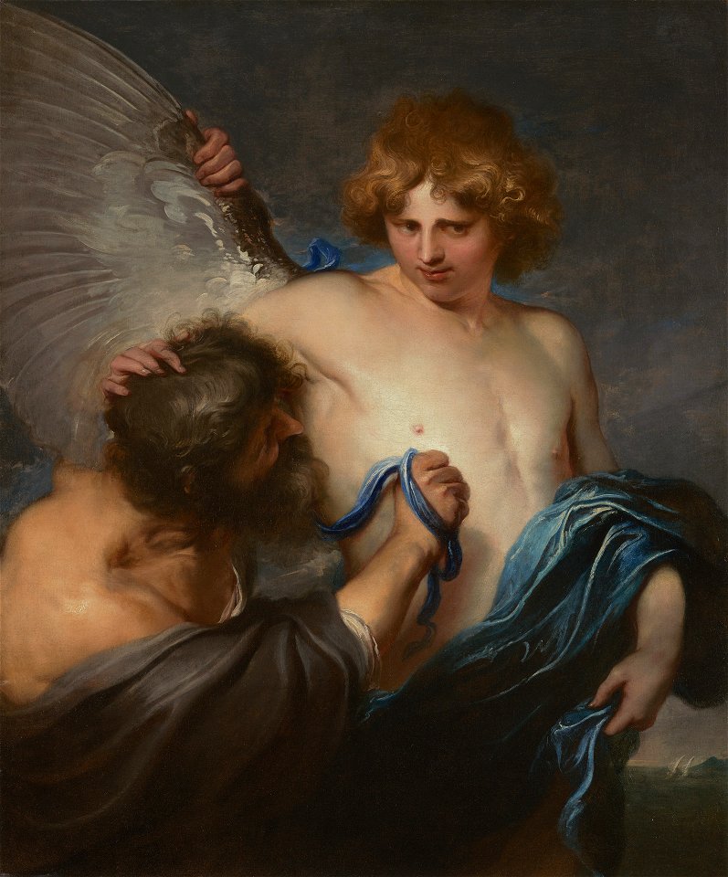 Anthony van Dyck - Self-Portrait as Icarus with Daedalus