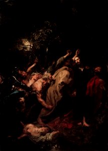 Anthony van Dyck - The Capture of Christ - WGA07432. Free illustration for personal and commercial use.