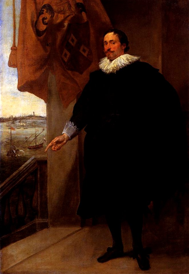 Anthony van Dyck - Portrait of Nicolaes van der Borght - WGA07378