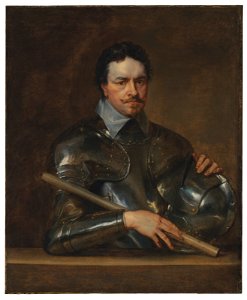 Anthony van Dyck - Portrait of Thomas Wentworth, 1st Earl of Strafford (1593-1641), half-length, in armour 2021 CKS 20053 0047(064222)