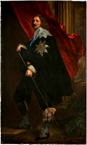 Anthony van Dyck after - Portrait of Philip Herbert at full length 043l20030-7gcr3