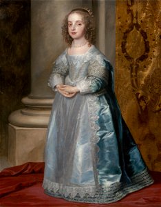 Anthony van Dyck - Princess Mary, Daughter of Charles I - Google Art Project. Free illustration for personal and commercial use.
