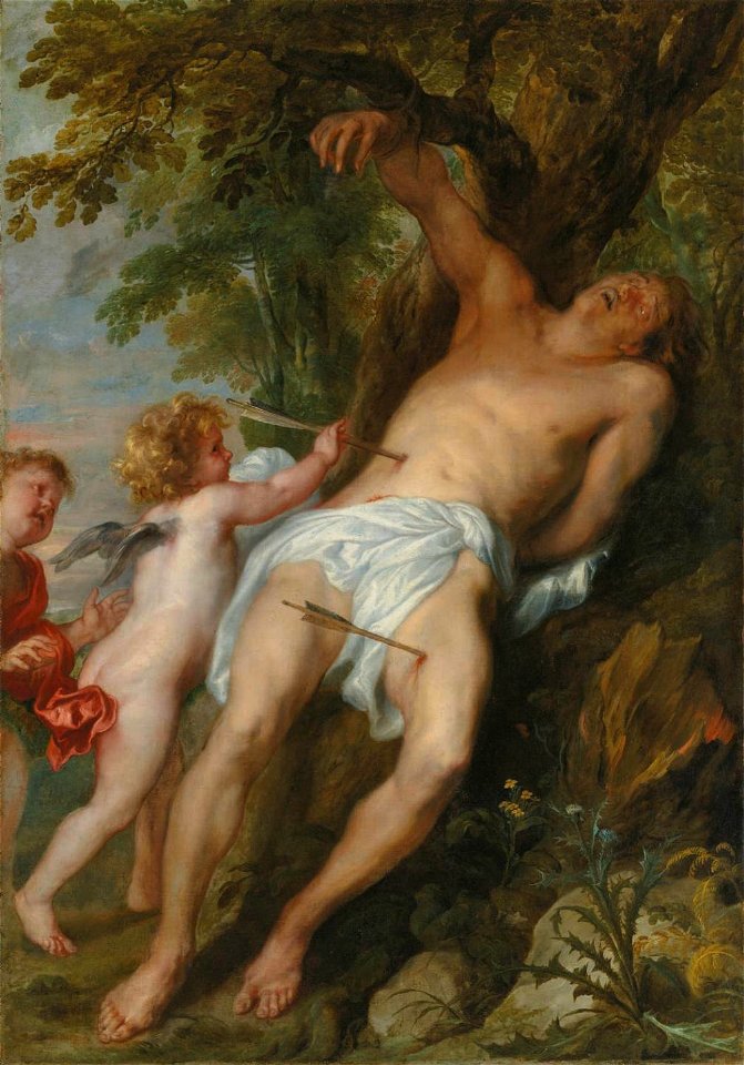 Anthony van Dyck - Saint Sebastian with Angels