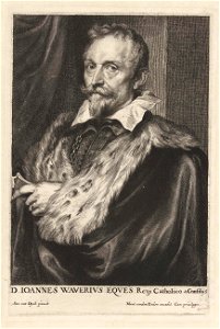Anthony van Dyck, Lucas Vorsterman - Portrait of Jan van den Wouwer