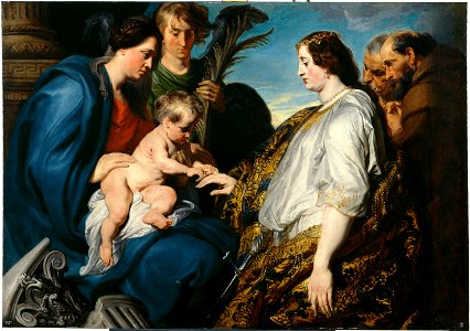 Anthony van Dyck - The Mystic Betrothal of Saint Catherina