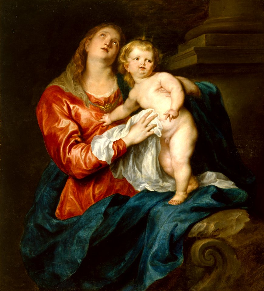 Anthony van Dyck - Virgin and Child - Walters 37234