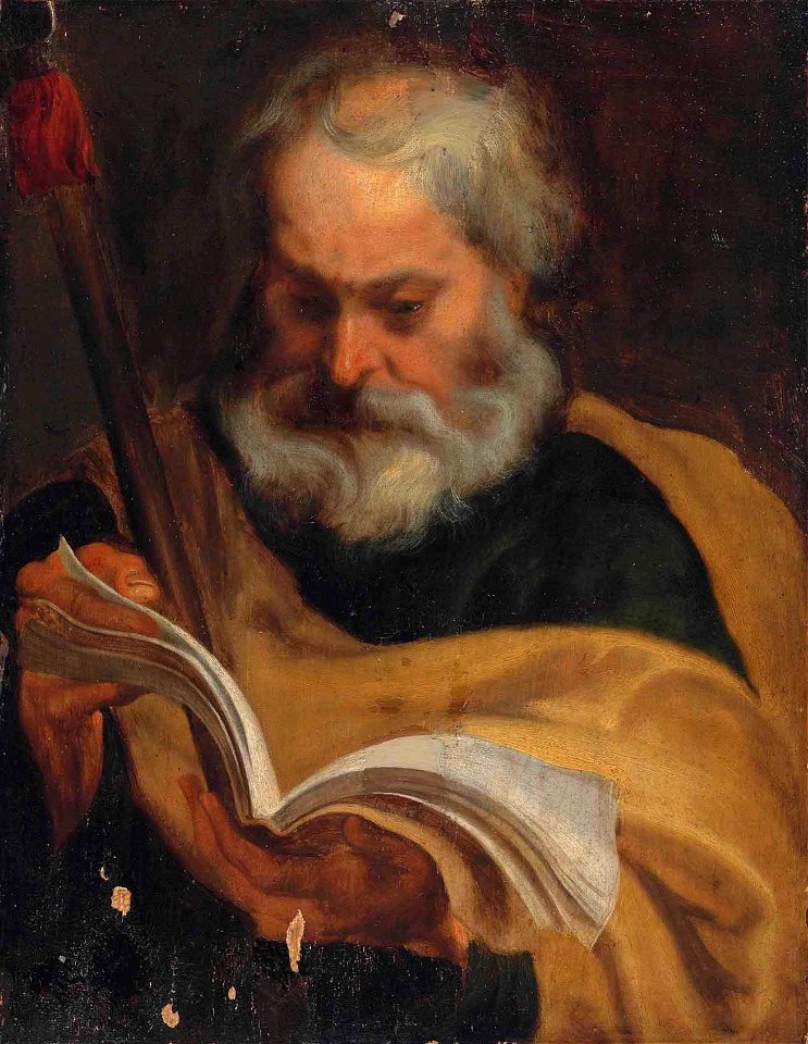 Anthony van Dyck studio - apostle Saint Thomas 2014 CKS 01576 0119 (cropped)