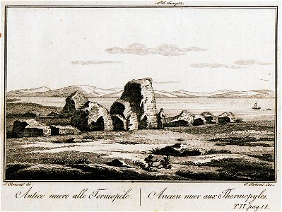 Antico muro alle Termopile - Pomardi Simone - 1820