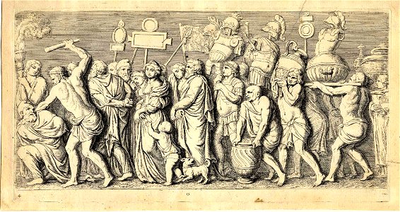 Antiker Triumphzug 19Jh ubs G 0866 III 001