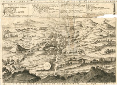 Antica, e moderna citta d'Atene dedicata dal P Coronelli - Coronelli Vincenzo - 1688