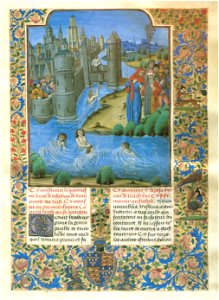 Antiquités judaiques et la guerre des juifs de Flavius Josephus - Soane Museum Ms1 f11 (Meurtre d'Aristobule)