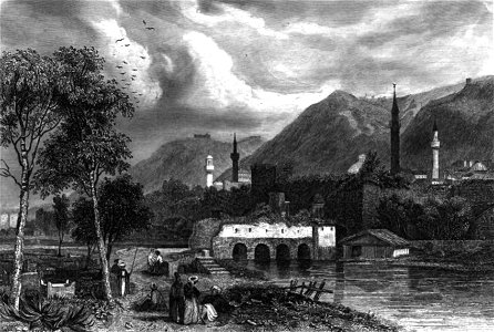 Antioch, Illustration for La Terre-Sainte et les lieux illustrés par les apôtres, by Adrien Egron, 1837 (34)