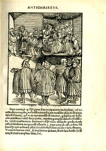Antithesis figurata vitae Christi et Antichristi (Passional Christi and Antichristi) (BM 1851,0802.2.1-26 26)